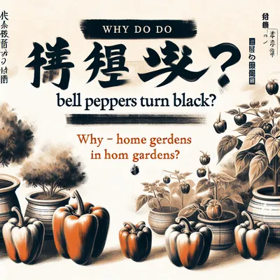 家庭菜園でピーマンが黒くなるのはなぜ？