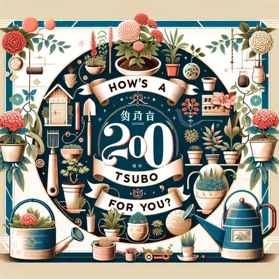 家庭菜園するのに20 坪ってどう思う？