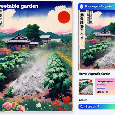 家庭菜園で灰って使っていいの？