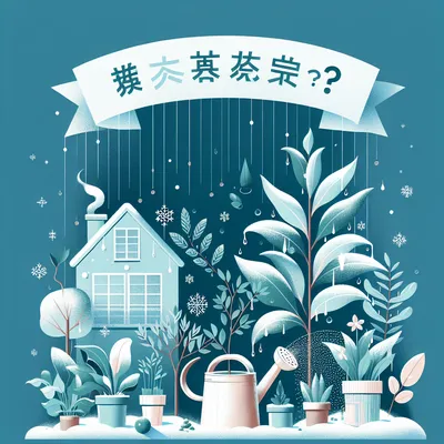 家庭菜園で冬の水やりってどうするの？