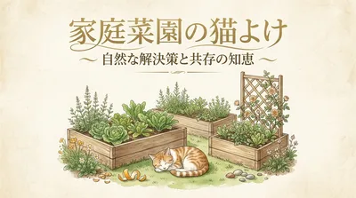 家庭菜園の猫よけってどうするべき？