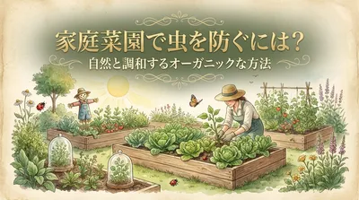 家庭菜園で虫を防ぐには？