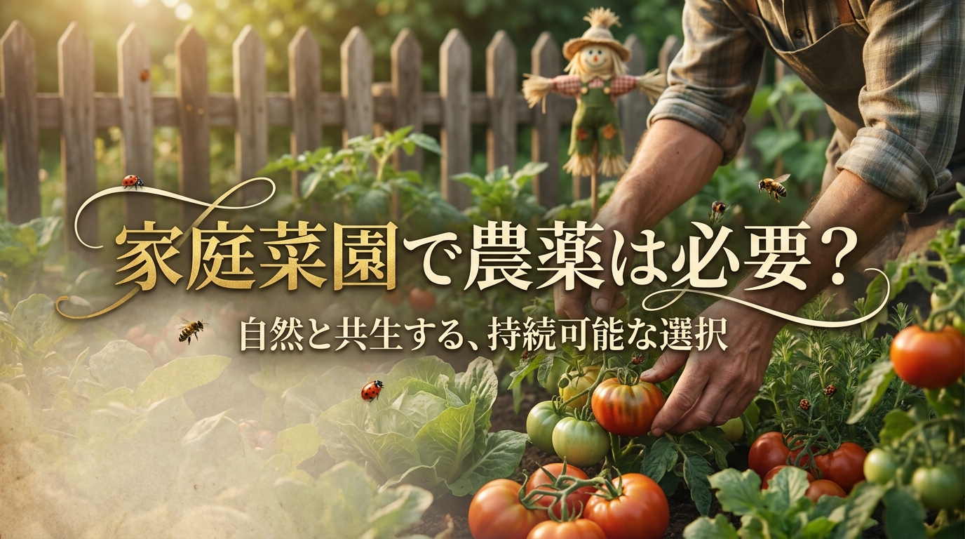 家庭菜園で農薬は必要?