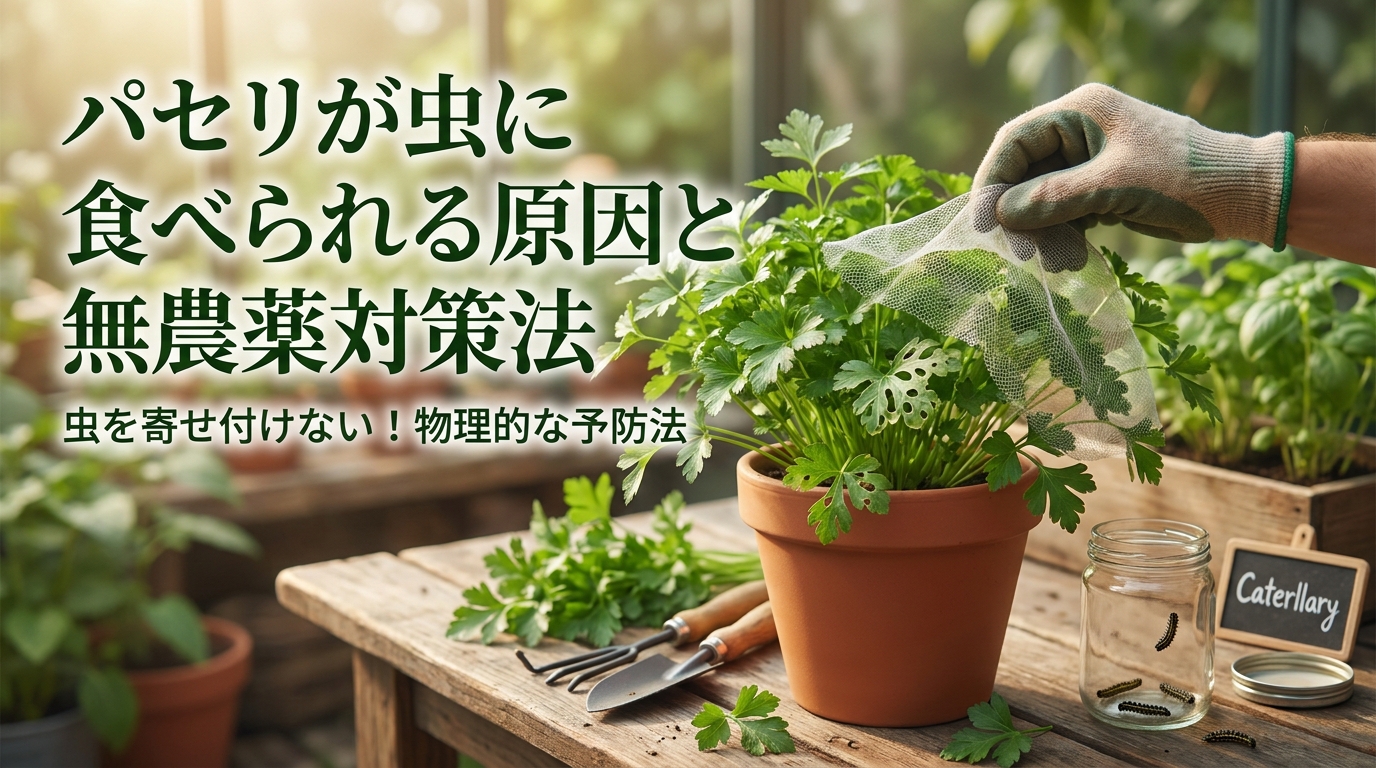 虫を寄せ付けない！物理的な予防法