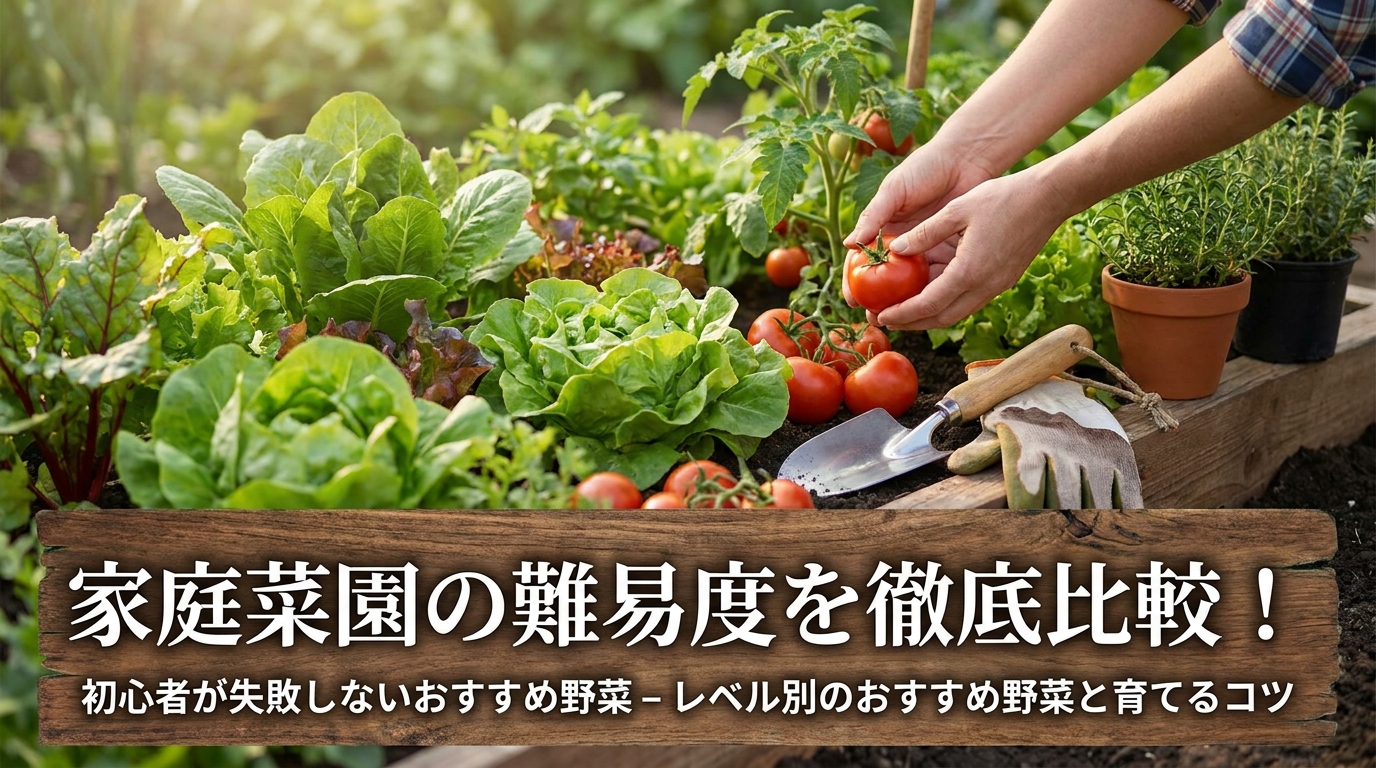 レベル別のおすすめ野菜と育てるコツ