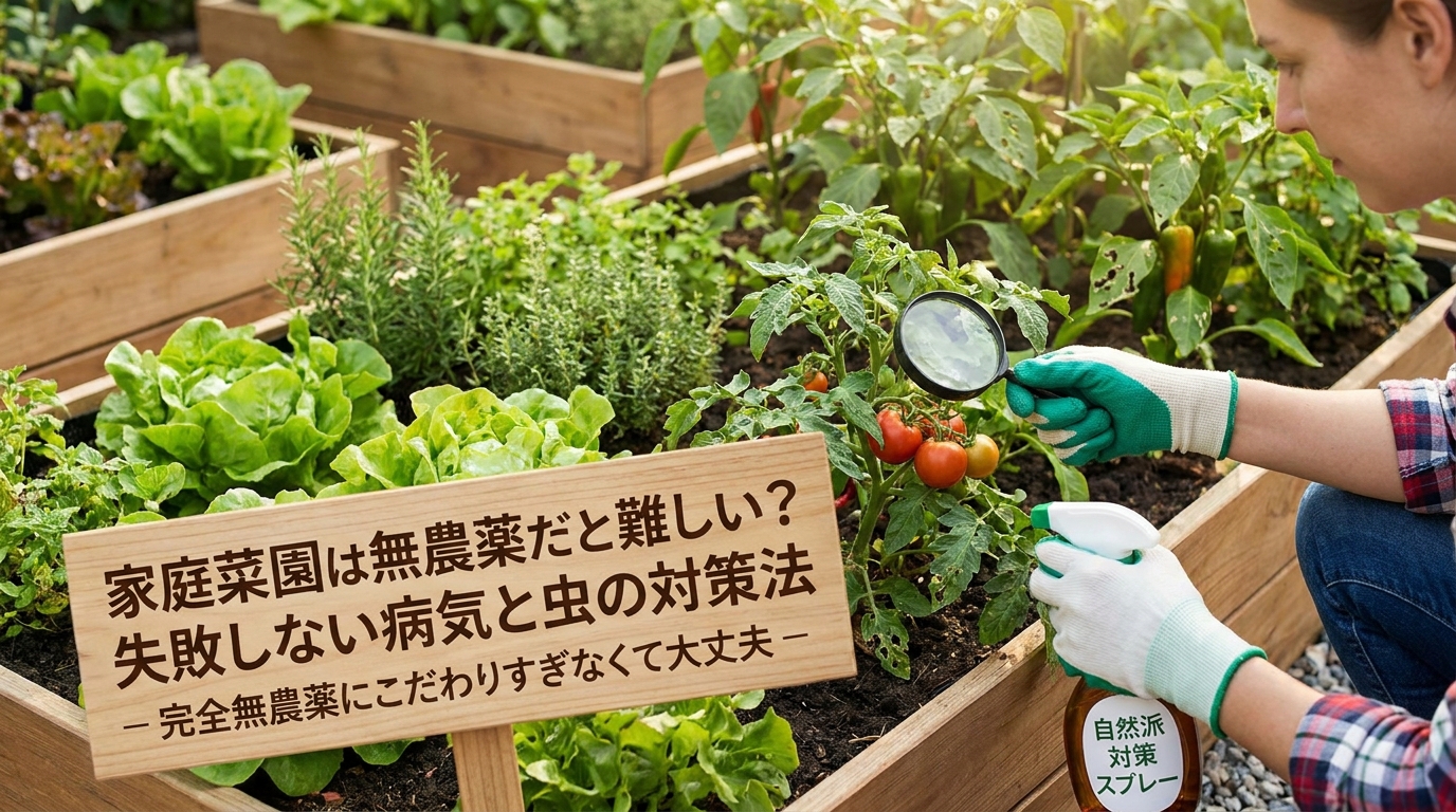 完全無農薬にこだわりすぎなくて大丈夫