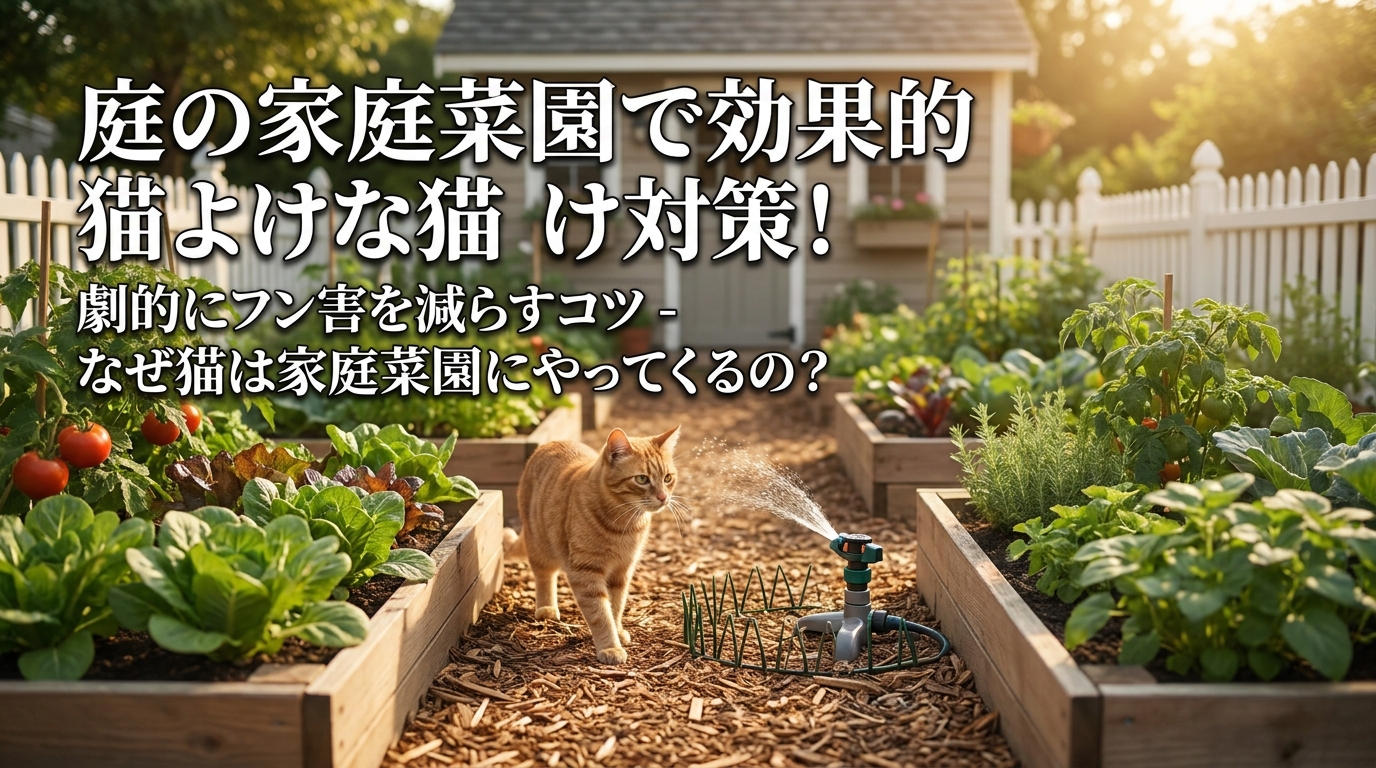 なぜ猫は家庭菜園にやってくるの？