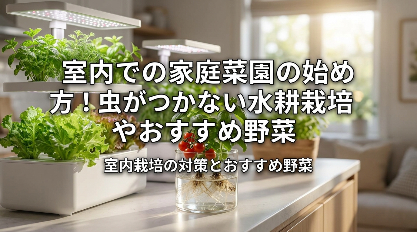 室内栽培の対策とおすすめ野菜