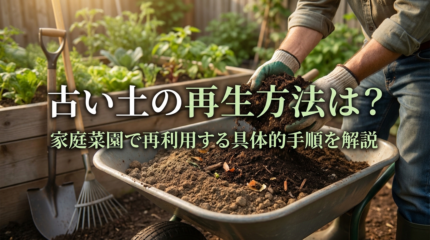 家庭菜園の土を再生させる具体的手順