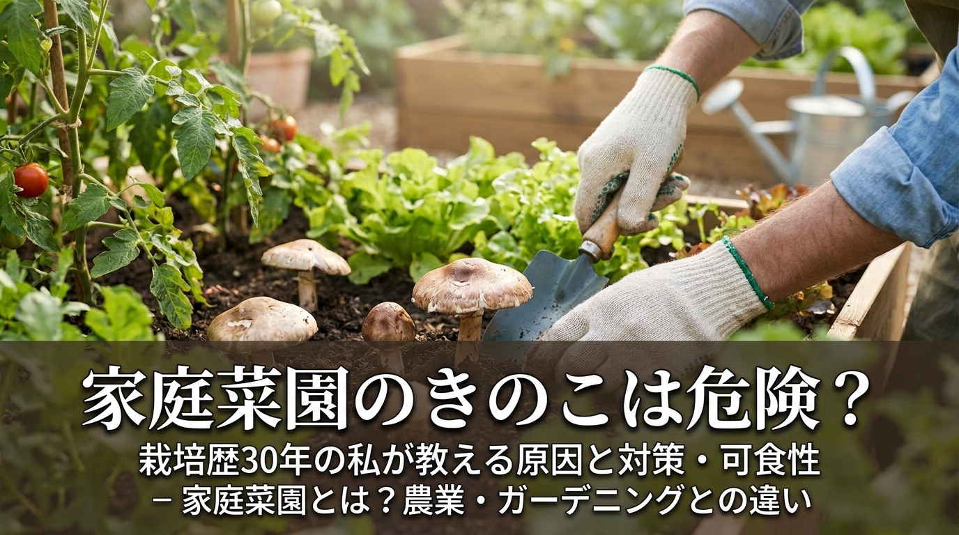 家庭菜園とは?農業・ガーデニングとの違い