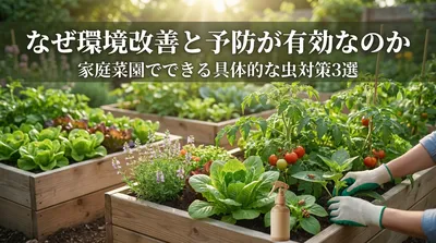 なぜ環境改善と予防が有効なのか家庭菜園でできる具体的な虫対策3選