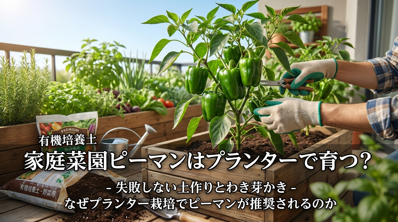 なぜプランター栽培でピーマンが推奨されるのか