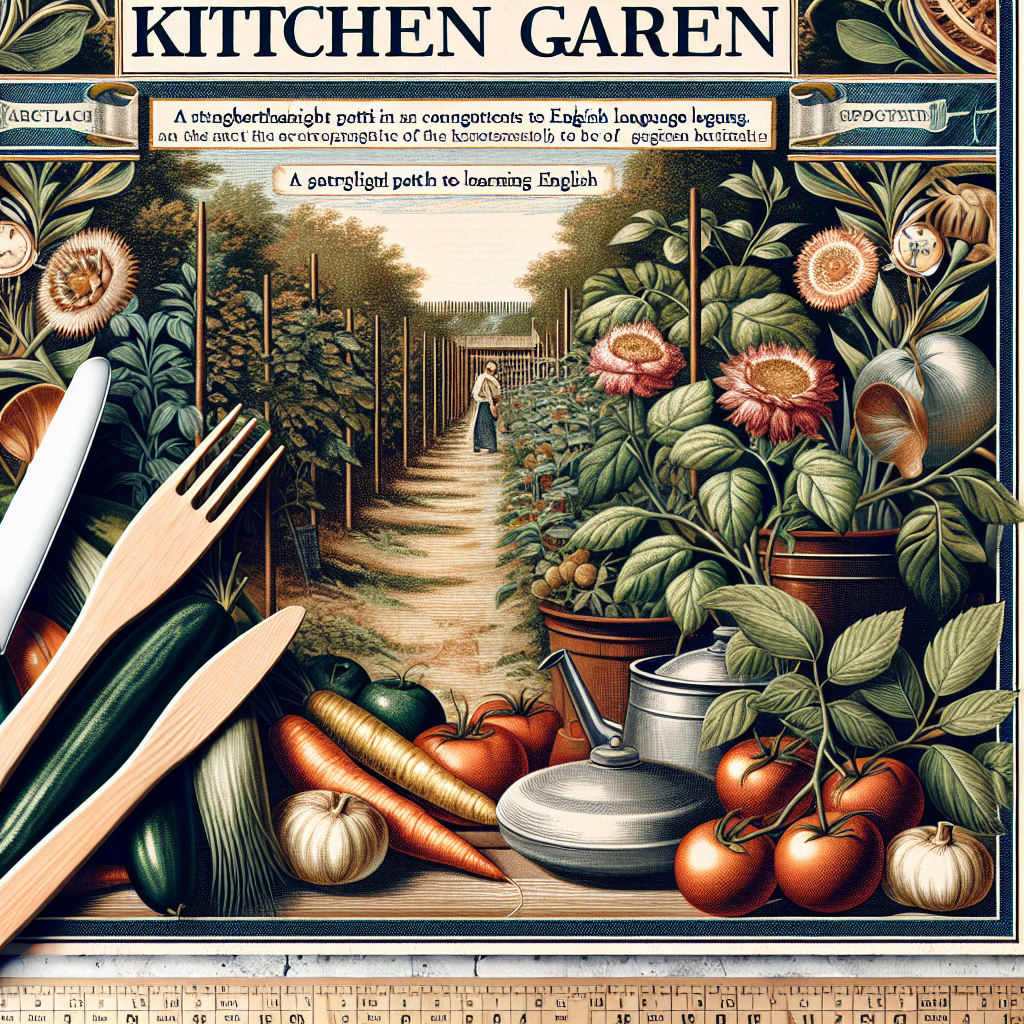 家庭菜園の英語は「kitchen garden」を軸にすると迷いにくいです