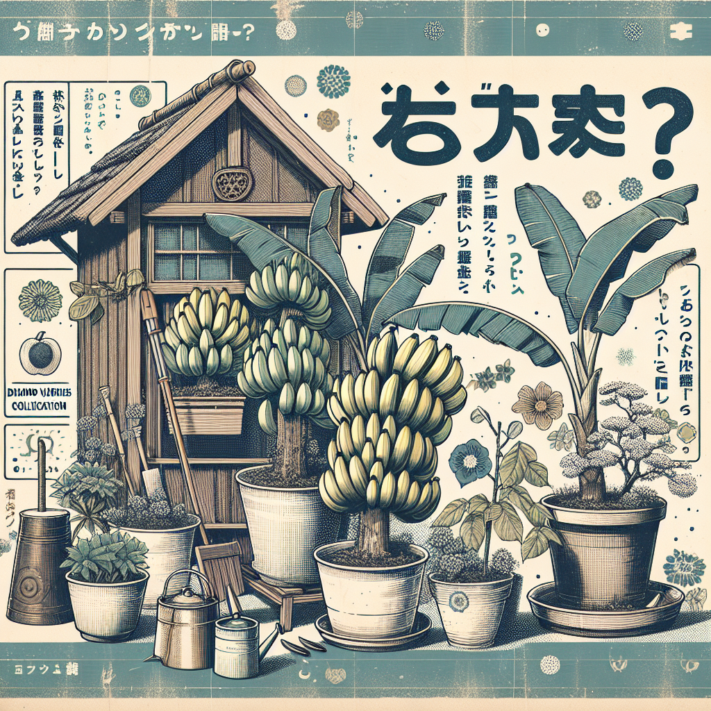 家庭菜園のバナナは「矮性品種×鉢植え×冬越し」で現実的になります
