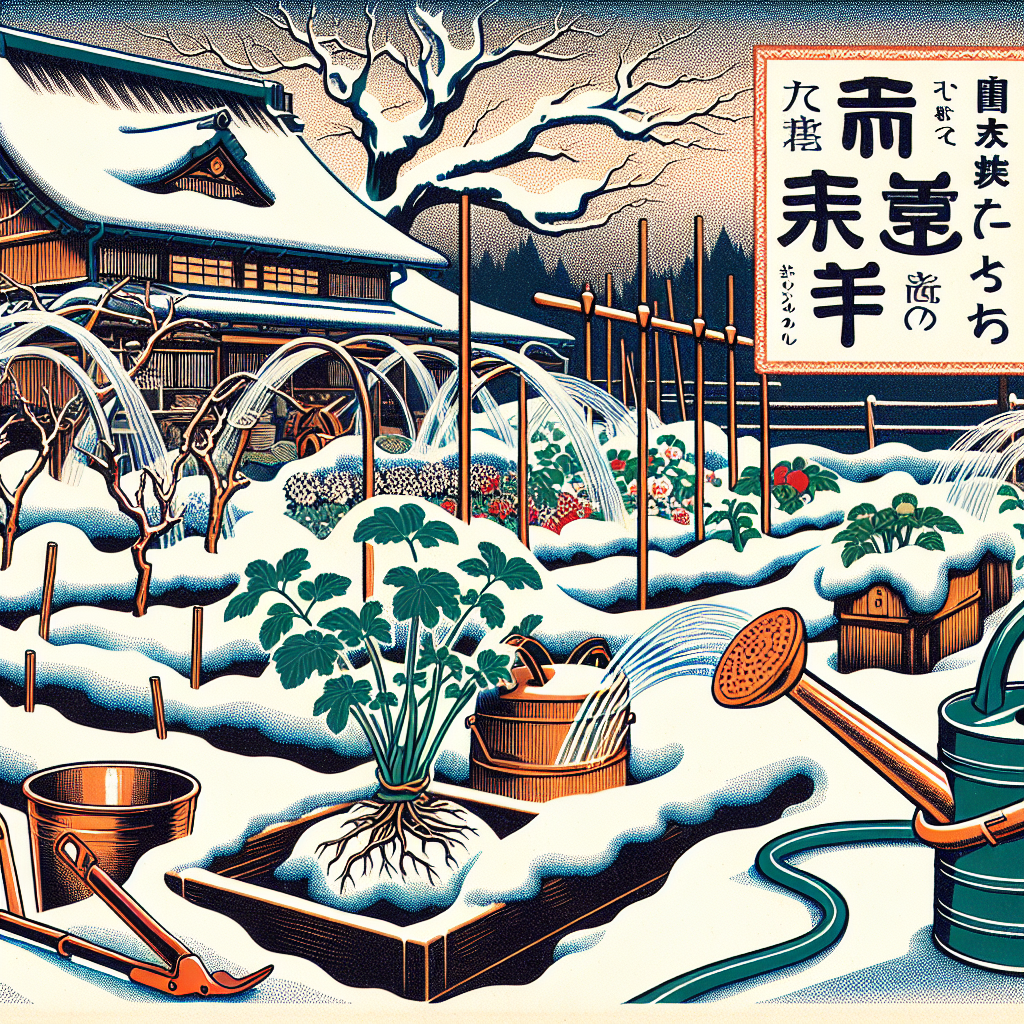 冬の水やりは「少なめ・午前・土を見て」が安心です