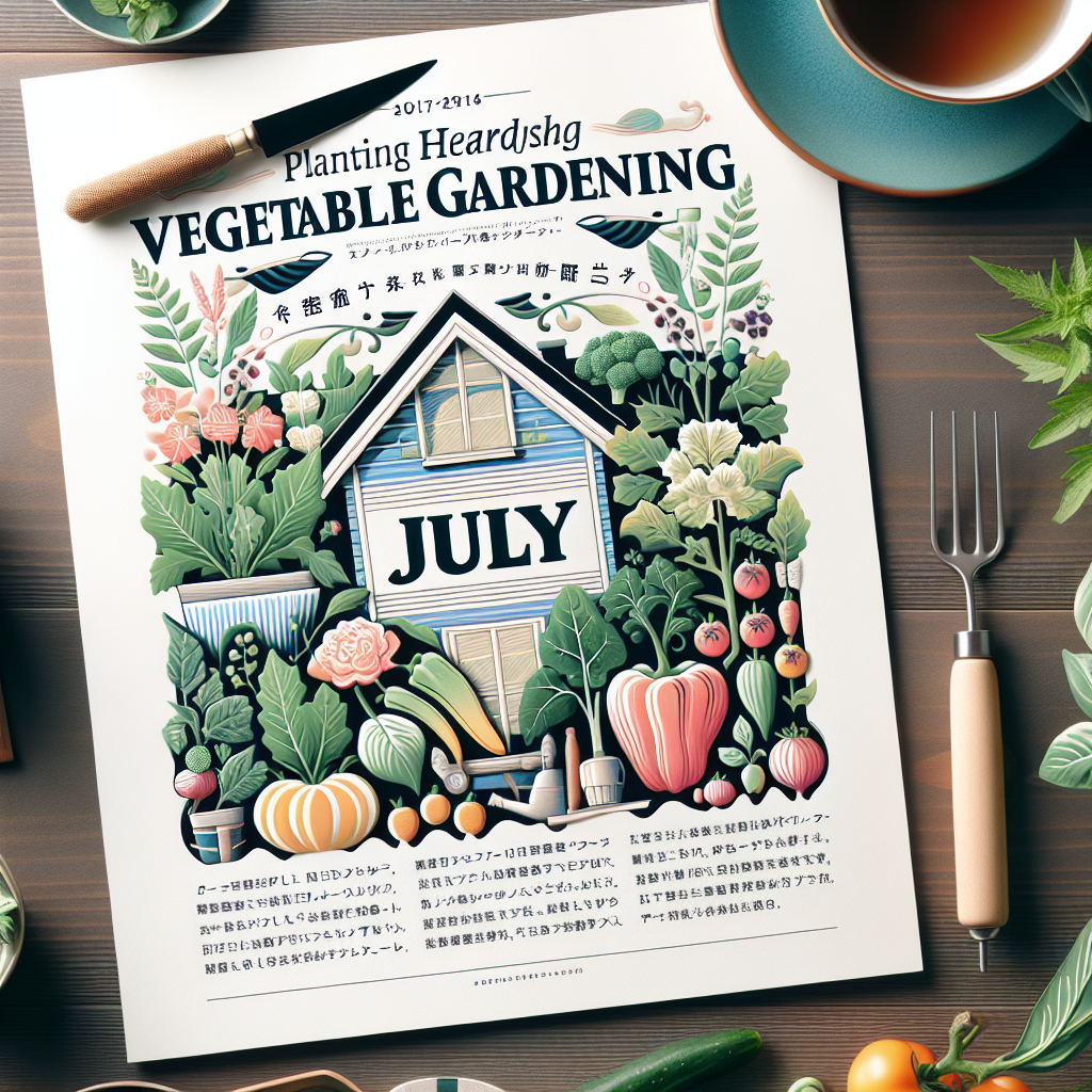 7月に植えられるのは「夏に強い性質」と「育て方を調整しやすい」野菜だからです