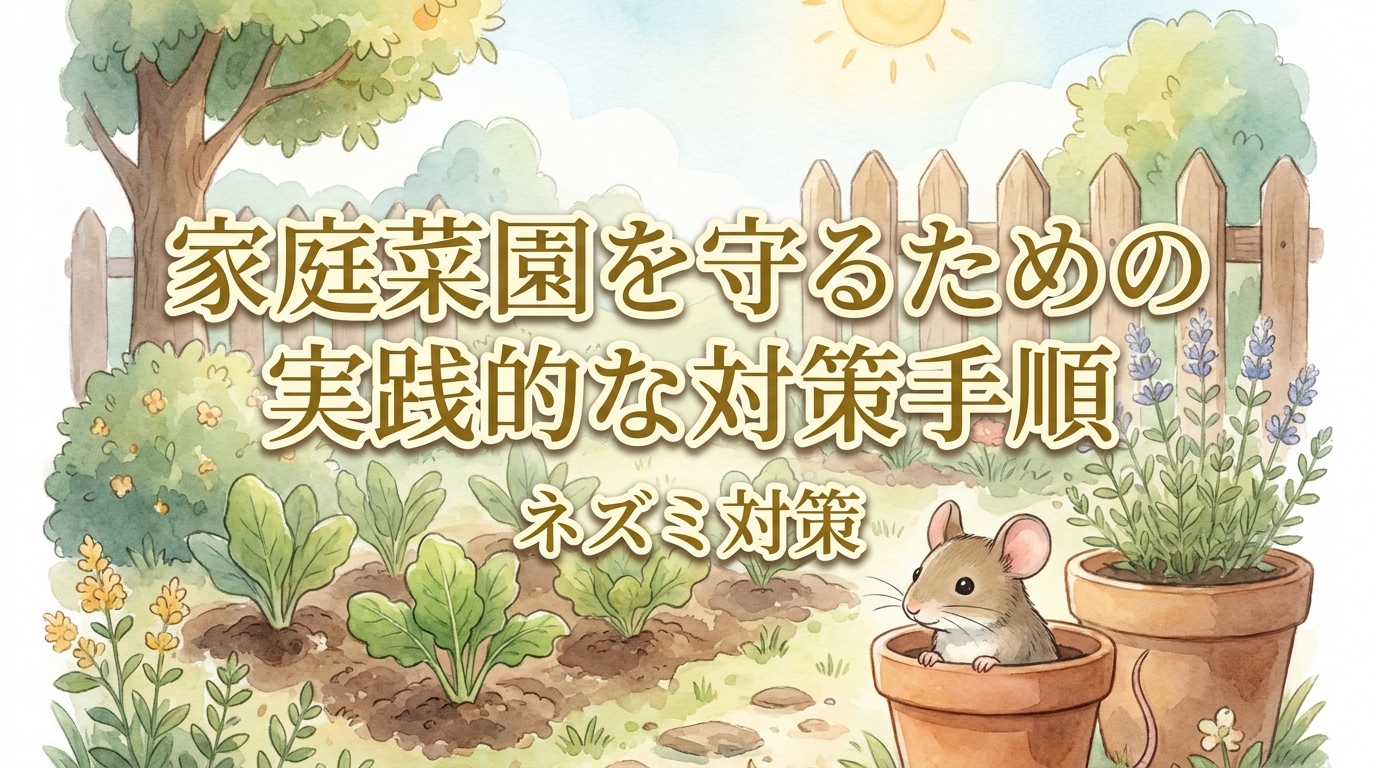 家庭菜園を守るための実践的な対策手順