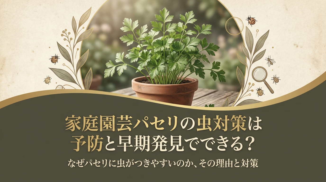 なぜパセリに虫がつきやすいのか、その理由と対策の重要性